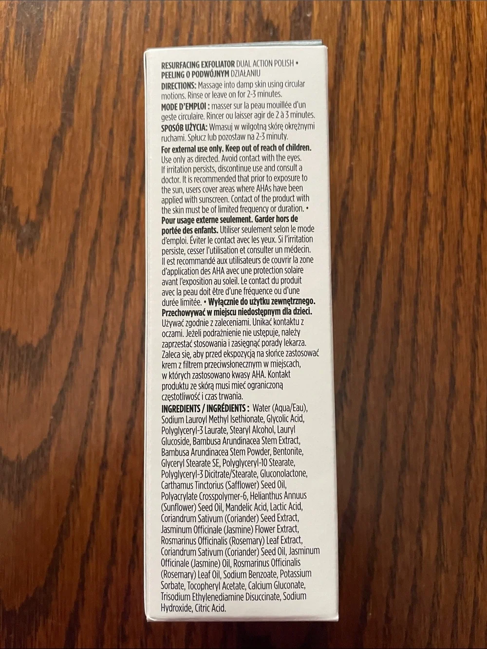 Arbonne Derm Results Resurfacing Exfoliator — Brand New